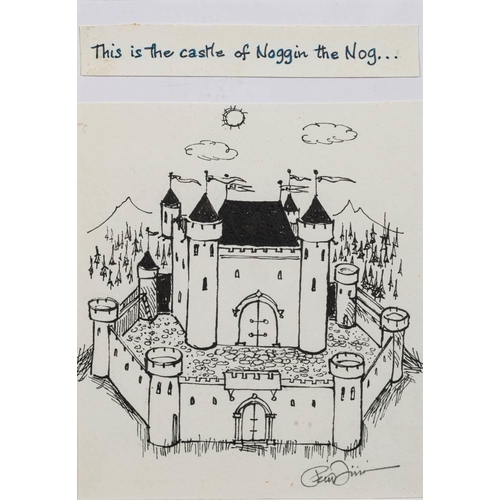 133 - * Peter Firmin [1928-2018]- Noggin & Nooka; This is the Castle of Noggin the Nog; Grolliffe;  a pict... 