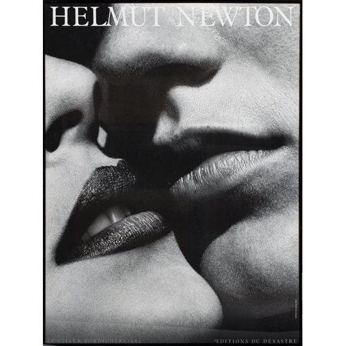 135 - After Helmut Newton [1920-2004]- 'Kiss from Bordigera Details, 1982',: poster published by 'Editions... 