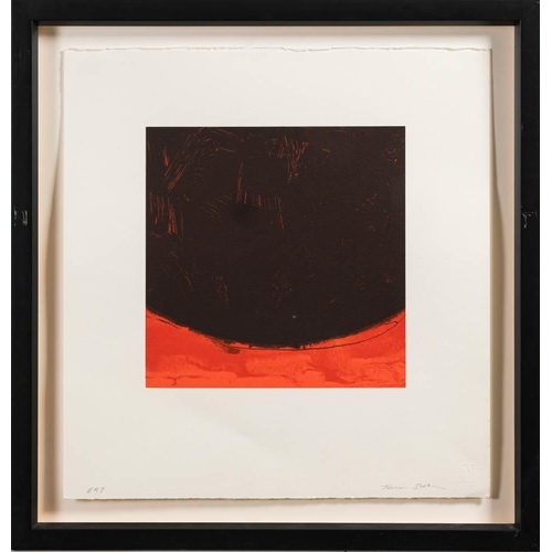 15 - * Trevor Sutton [b.1948]- Eclipse,:- silkscreen print signed in pencil sheet size 39 x 37cm.