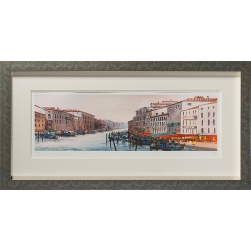 27 - * Henderson Cisz [b.1960]- Grand Canal; Rue De Rivoli,:- two, giclee prints each signed, inscribed a... 