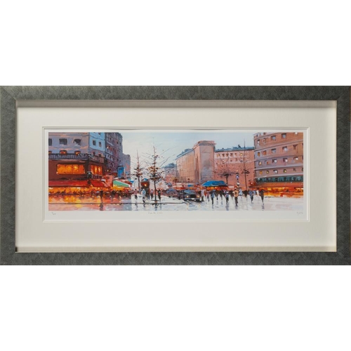 27 - * Henderson Cisz [b.1960]- Grand Canal; Rue De Rivoli,:- two, giclee prints each signed, inscribed a... 