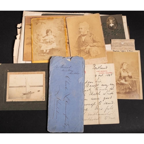 86 - An interesting archive of sketches, photographs and ephemera relating to Royal Navy Assistant Surgeo... 