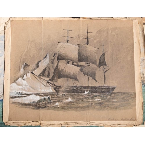 86 - An interesting archive of sketches, photographs and ephemera relating to Royal Navy Assistant Surgeo... 