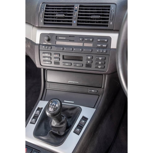 2 - A 2003 BMW 318 Ci: registration SHZ 8469, petrol, silver with black leather interior, manual five sp... 