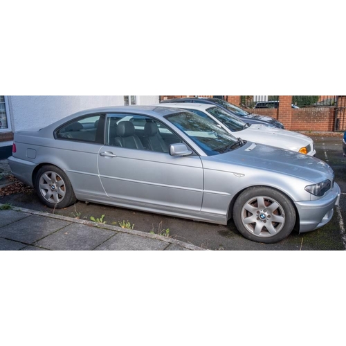 2 - A 2003 BMW 318 Ci: registration SHZ 8469, petrol, silver with black leather interior, manual five sp... 