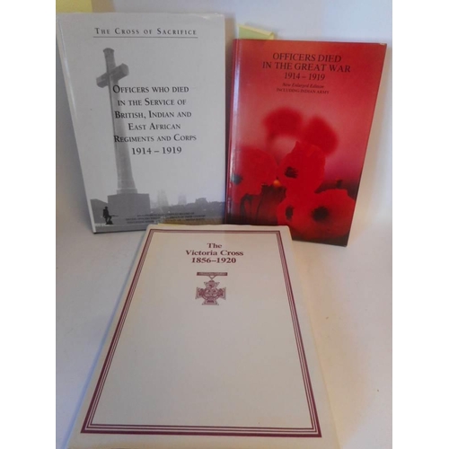 248 - Three military books: Officers Died in The Great War 1914-1919, The Victoria Cross 1856-1920 and The... 