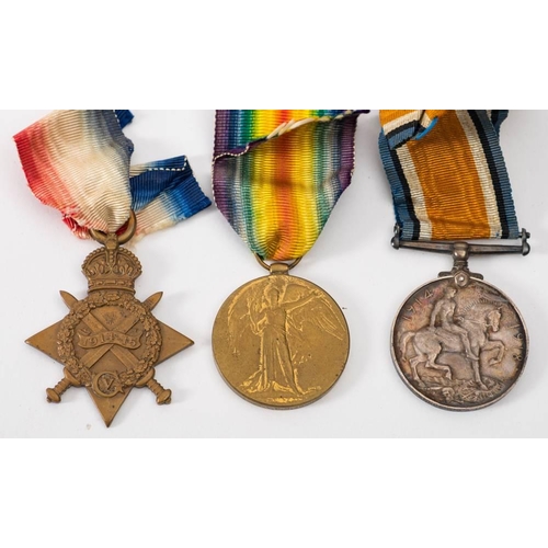 288 - A WWI trio to' Capt V C M Gonne RGA' : 1914-15 Star, War Medal and Victory Medal.