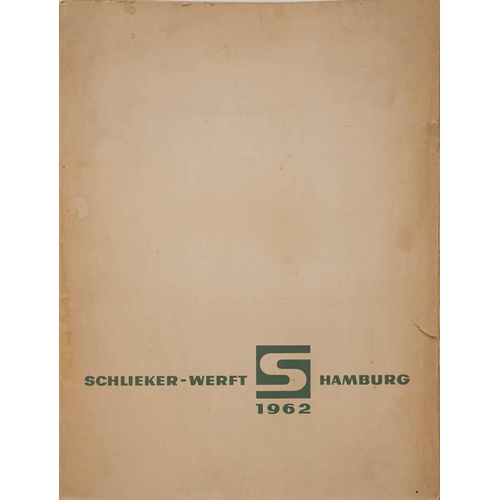 400 - 1962 Schliker-Werft Lines illustrations: for several ships including 'Constantia', 'Neptun', 'Nixe',... 