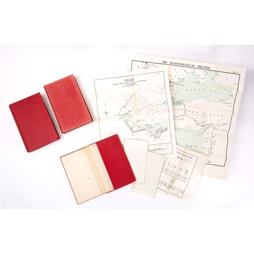 220 - ASPINALL-OGLANDER, Br.-General F C - Military Operations Gallipoli 2 vols, plus Appendix and Maps. O... 