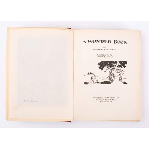 35 - RACKHAM, Arthur : (illustrator) A Wonder Book. By Nathaniel Hawthorne : 24 mounted colour plates, or... 