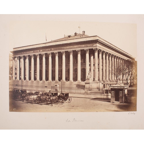 367 - EDOUARD BALBUS [1813-1889]- 'Vues de Paris en Photographie', a rare album of 21 images, contact prin... 