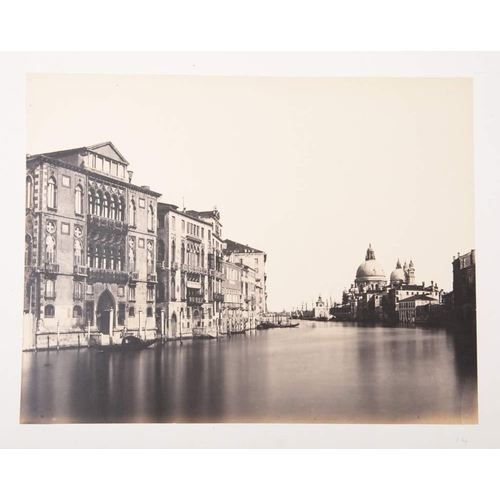 399 - PONTI, Carlo : Souvenir Photographique de Venise [Venice]: printed title page, neatly hand written l... 