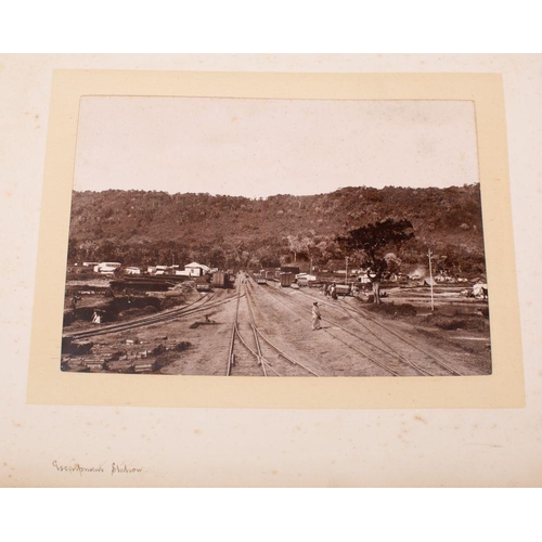 411 - WILLIAM D. YOUNG, Macdonald Terrace, Mombasa,:- an early 20th Century album of 48 fine wholeplate ph... 