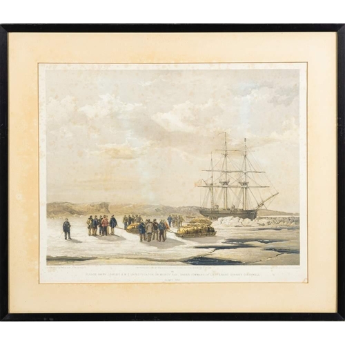 426 - CRESSWELL, Lieut. S. - A Series of Eight Sketches in Colour .... of the voyage of H. M. S. Investiga... 