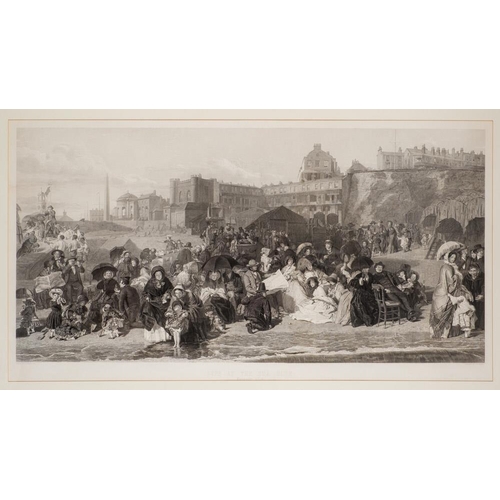 434 - FRITH, W. P - '' Life At the Sea-Side Ramsgate 1854.'' large steel engraving by C. W. Sharpe, Art Un... 