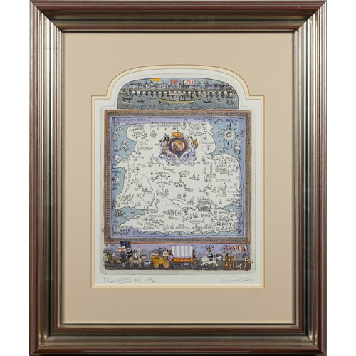 438 - GRAHAM CLARKE [b.1941]- Mr William Shakespeare, The Life & Times Of.,- framed folio set of the eight... 