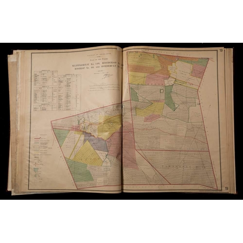 462 - WITWATERSRAND GOLDFIELDS : ''An Atlas of the Witwatersrand Goldfields in the South African Republic,... 