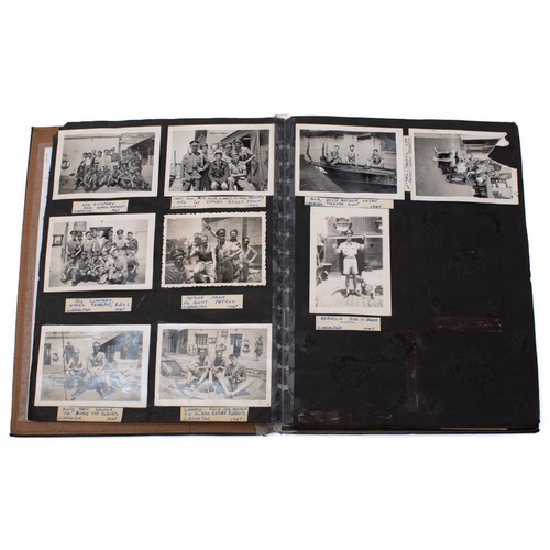 177 - Two photograph albums relating to HM Landing Craft Tank 1030: dating between Mach 1945 and 1947 (2)