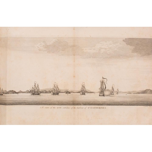 266 - A group of four 18th century engravings taken from 'A Voyage Around the World, in the Years MDCCXL, ... 