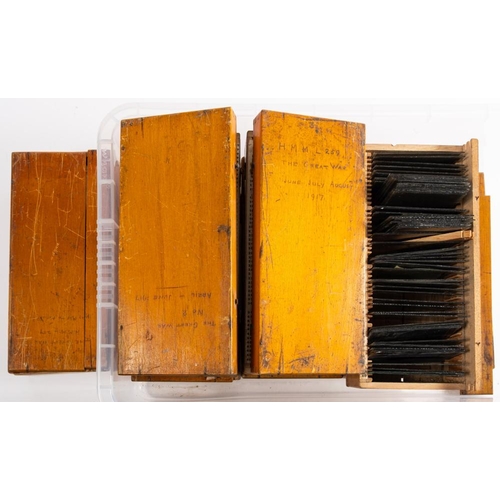 31 - The photographic archive of Sir Harold Dudley Clayton,(1877-1951) Seven boxes of quarter plate glass... 