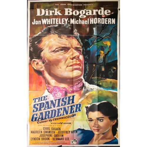 1036 - A group of seven film posters comprising a three sheet poster for 'The Spanish Gardener' -Dirk Bogar... 