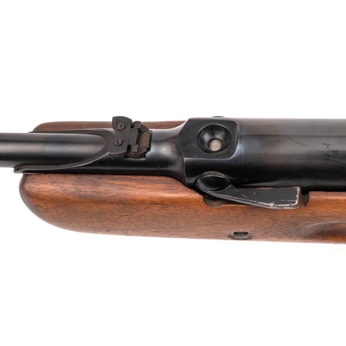 104 - An early production BSA Airsporter .22 calibre air rifle: on plain semi pistol grip stock.