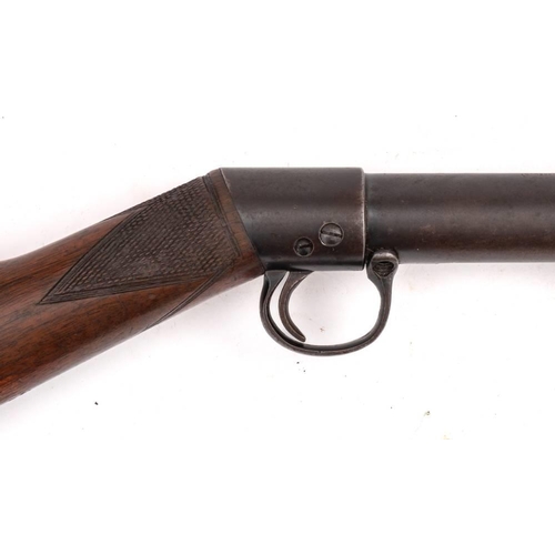 118 - A  BSA  .177 calibre underlever 'Improved Model D' air rifle: serial number 'L517' on a chequered  w... 