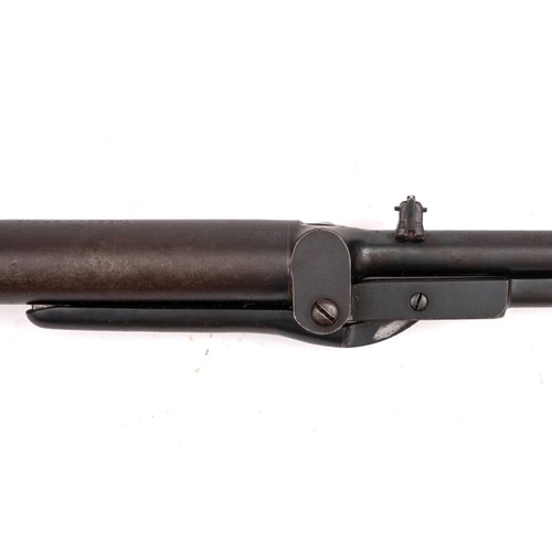 118 - A  BSA  .177 calibre underlever 'Improved Model D' air rifle: serial number 'L517' on a chequered  w... 