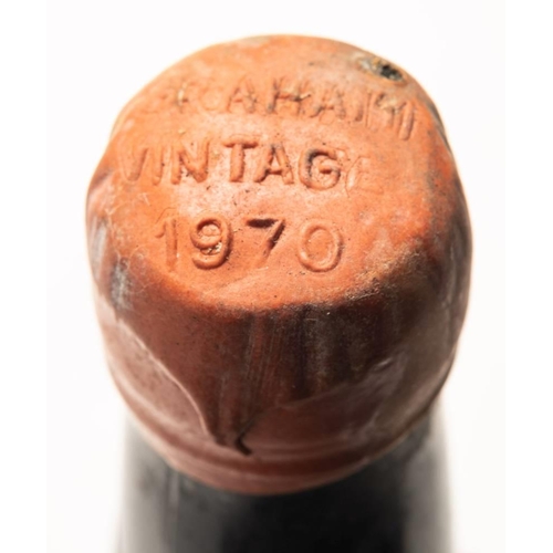 1231 - A bottle of Graham's Vintage Port, 1970: (top shoulder)