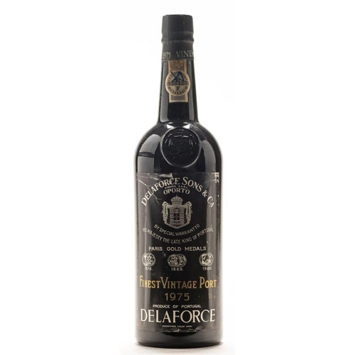 1235 - A bottle of Delaforce Sons & Ca, Oporto Finest Vintage Port, 1975: