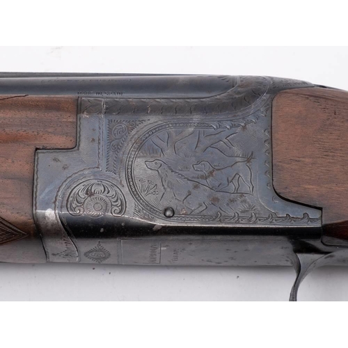 127 - A Laurona 12 Bore O/U non ejector shotgun: No. 98724, 26 inch x 3 inch barrels, double trigger.  *No... 