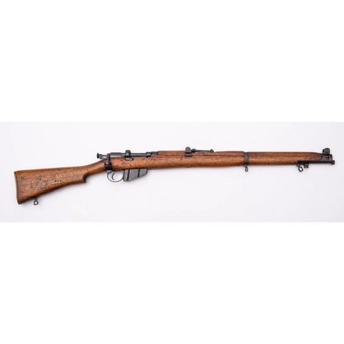 132 - A converted .410 bore Lee Enfield bolt action shotgun: No.48056,  the full stock with sling mounts, ... 