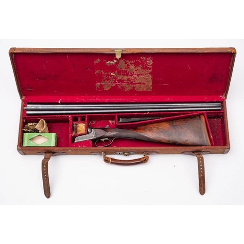 136 - William Evans. A 20 bore side by side boxlock ejector: No. 10608, 28 inch nitro proof barrels, signe... 