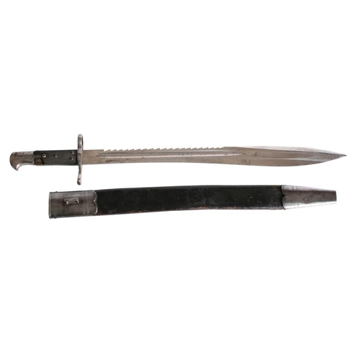 200 - A rare Elcho British 1871 Volunteer Pattern saw-back bayonet by  Weyersberg Kirschbaum & Cie:  the 1... 