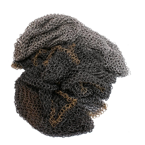 245 - A collection of chain mail balaclava helmets: (x4)