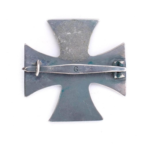 267 - An 1870 Imperial German Prussian Iron Cross: 1st Class, the pin stamped 'G'.