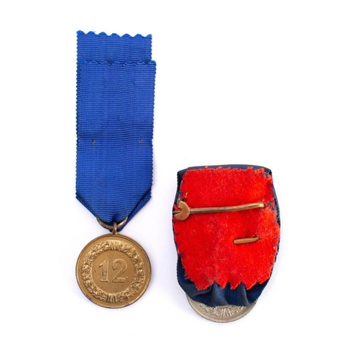 270 - Two Third Reich period Army Long service awards: for four and twelve years service,  (2).