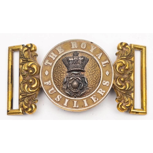 382 - A Royal Fusilier's belt buckle: