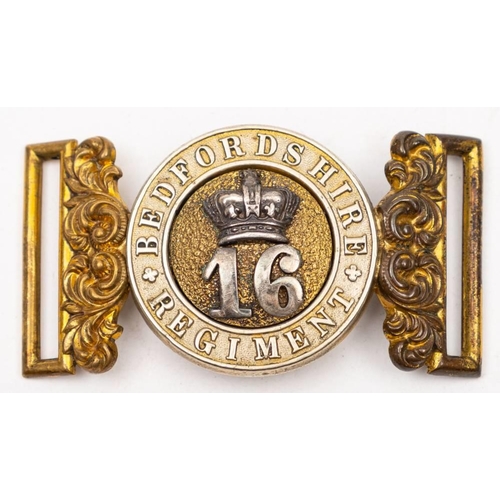 384 - A Bedfordshire Regiment belt buckle.: