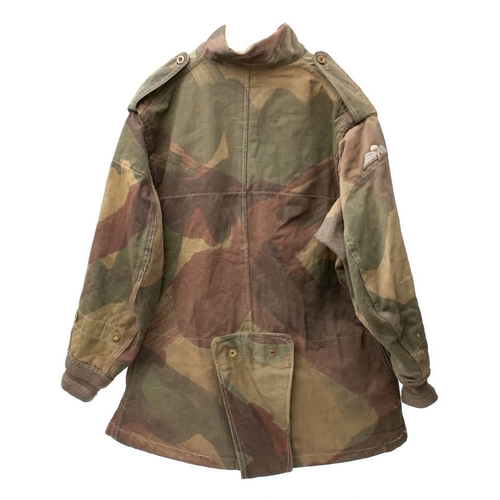 418 - A WWII  Airborne Division Denison Smock by John Gordon & Co, size 3, dated 1944: green and brown cam... 