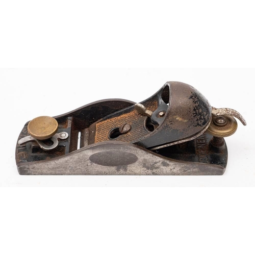 508 - A Stanley No. 9 1/2 block plane with adjustable mouth.: