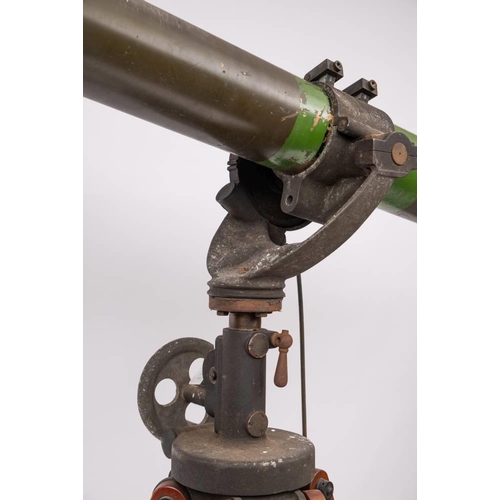 623 - A  3 1/2 inch compound telescope by Ross, London: No. 79384, the 39 inch tube fitted Apochromat F1: ... 