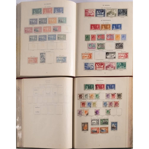 642 - Mint and used K.G. V1 British Empire stamp collections in two SG printed albums in good condition.: