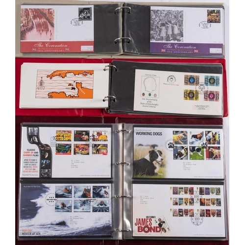 656 - A large quantity of Great British illustrated first day covers: in approximately forty five albums c... 