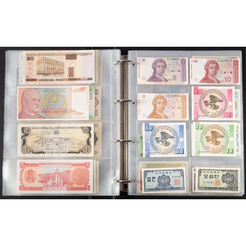 693 - An album of World Banknotes.: