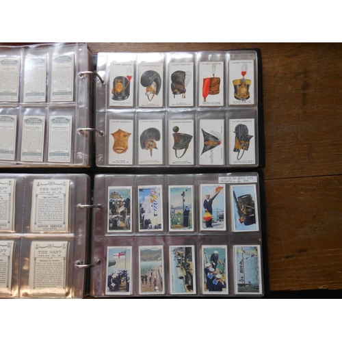 743 - Wills, Players and others, assorted sets of cigarette cards:- sets include Ships Badges, Flags of Th... 