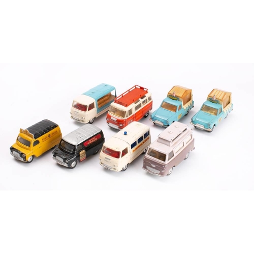 914 - Corgi. An unboxed group of commercial vehicles: to include Commer Bus 'Holiday Camp Special', two Wa... 