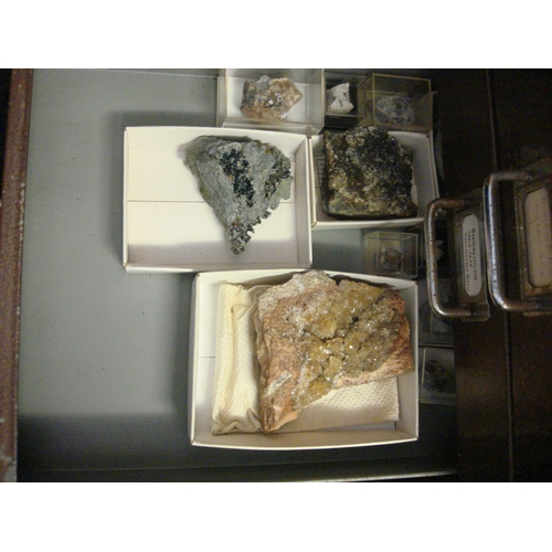 53 - A large collection of  mainly Devon and Cornwall minerals and geological specimens: including 'Tin C... 