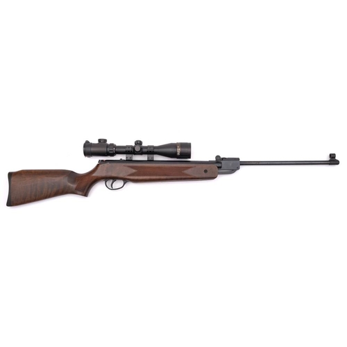 121 - A Hatsan Model 60 S .22 calibre air rifle: serial number '080807505', on a chequered semi pistol sto... 