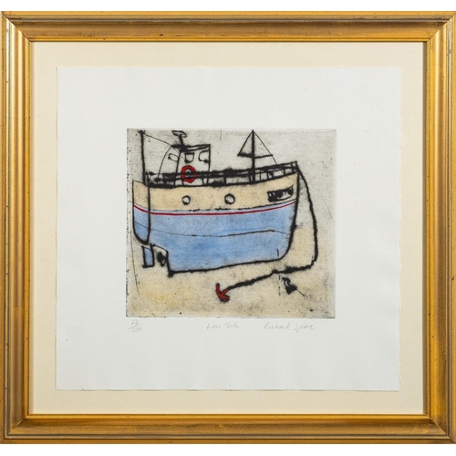 432 - * Richard Spare [b.1951]- Low Tide,:-  etching with aquatint signed, inscribed and numbered 77/150 s... 